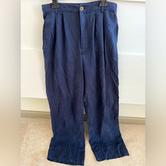 Reformation Mason Pant Navy - Picture 4 of 4